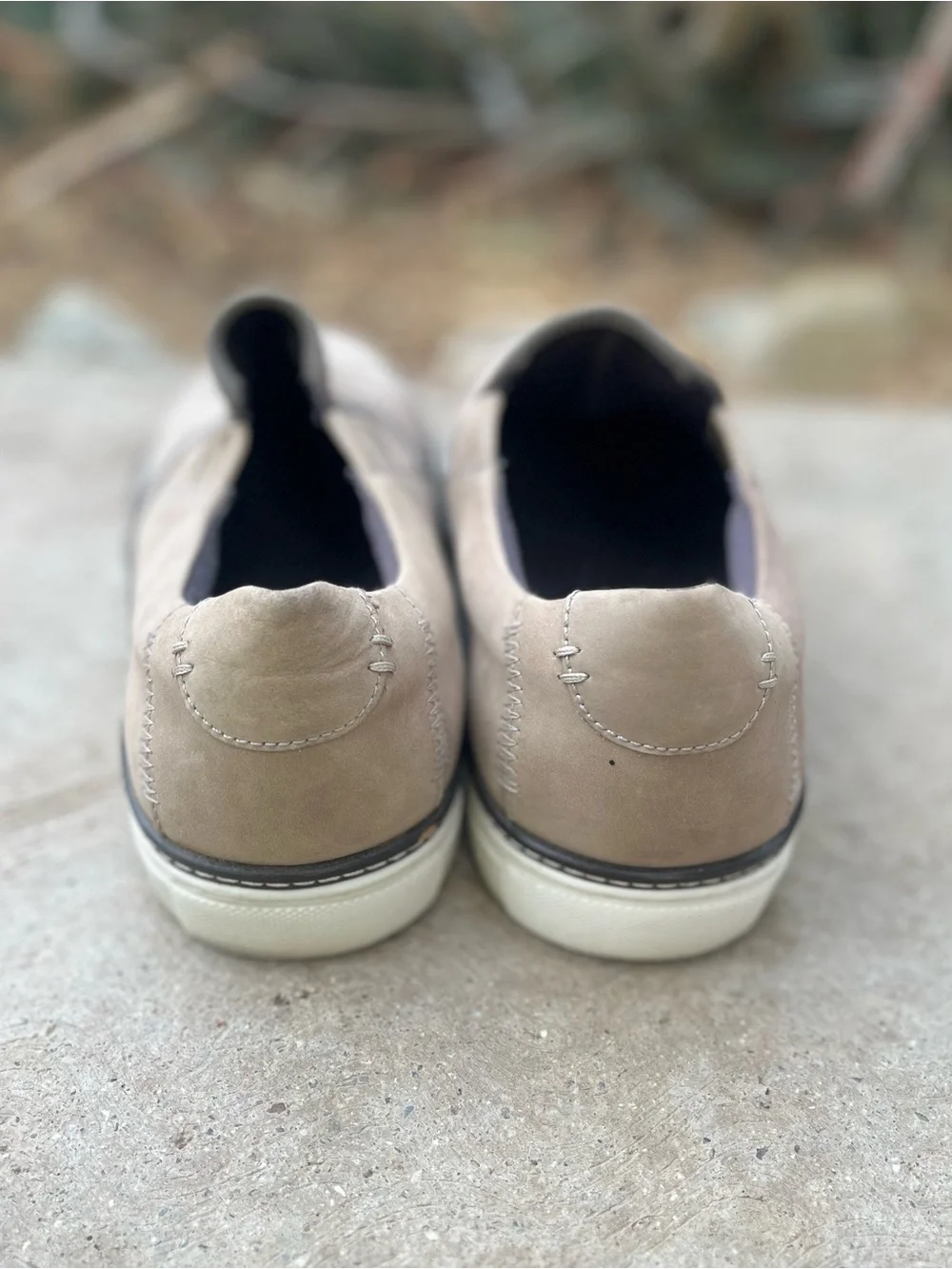 DR. SCHOLL’S | Men's Perforated Slip-On Loafers in Taupe 10